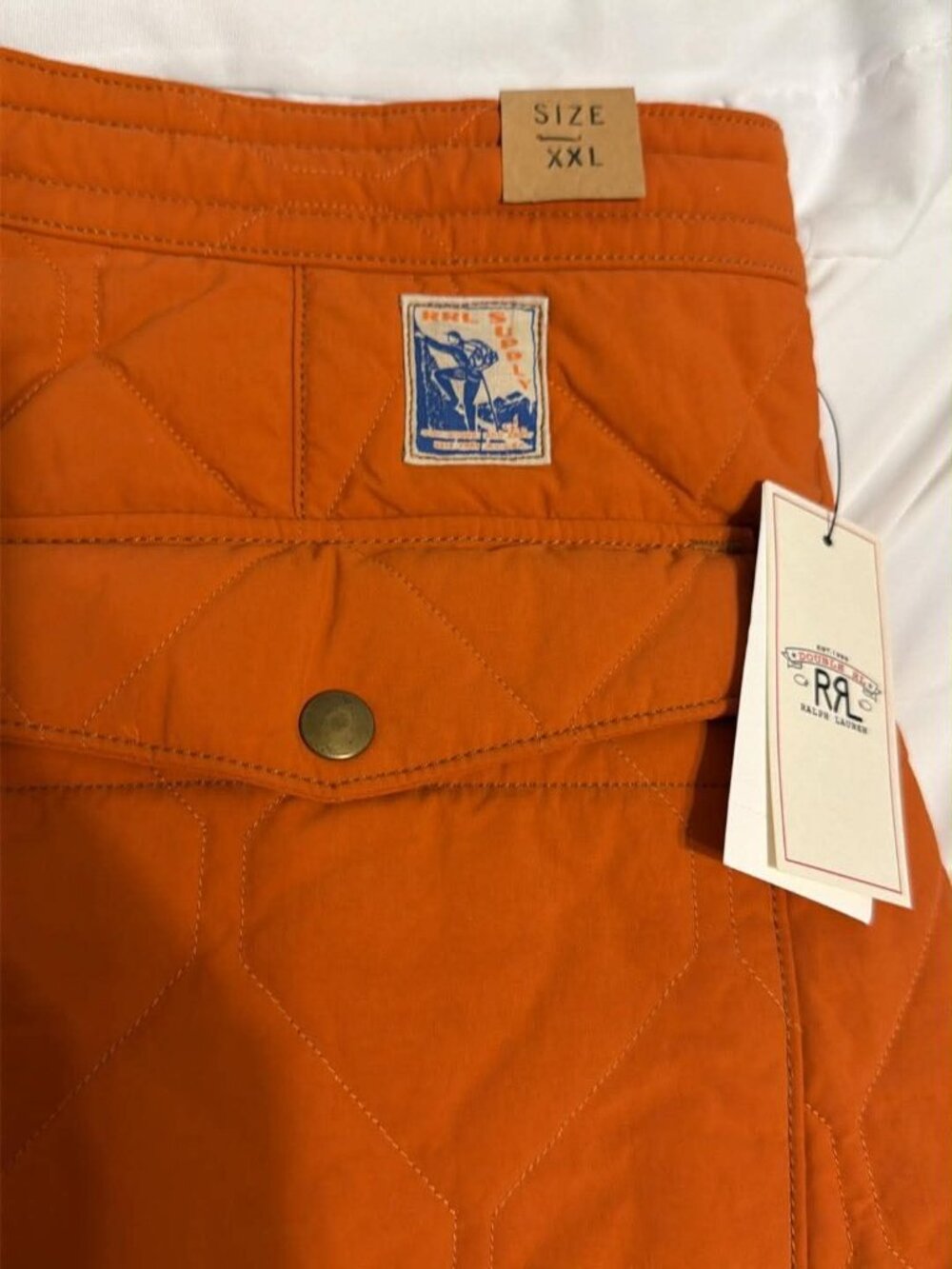 DOUBLE RL LIMITED EDITION QUILTED 2 PIECE SET JACKET & PANTS 1 of 199 Size XXL - Picture 7 of 8